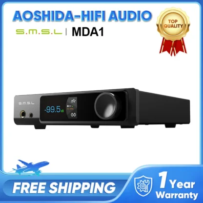 SMSL-decodificador RAW-MDA1 DAC Dual ES9039Q2M, MQA-CD, MQA completo, LDAC, Bluetooth 5,1, 6 piezas, OPA1612A, hi-res, DAC para Switch, PS5, PS4