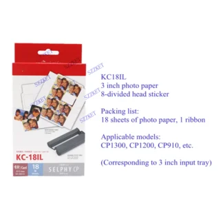 Papel fotográfico RP-108 KP-108 KL-108 KL36IP KC-36IP KC18IS KC18IL para CP1300 CP1200 CP910 CP1500