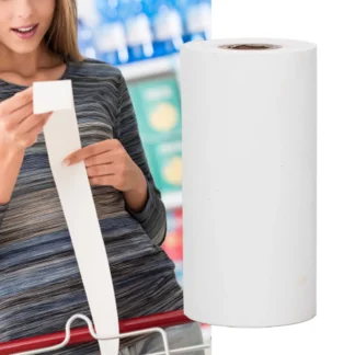 Papel térmico para recibos, 80x40mm, duradero, grueso, 11 metros de longitud, impresión suavizante, papel térmico para impresora de recibos