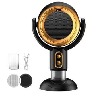 A01V-ventilador ahumado para fumar en interiores, ventilador purificador eléctrico ahumado, ventilador purificador de aire portátil para mesa, recargable