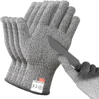 Guantes de seguridad anticorte HPPE nivel 5, alta resistencia, industria, cocina, jardinería, antiarañazos, corte de vidrio, multiusos