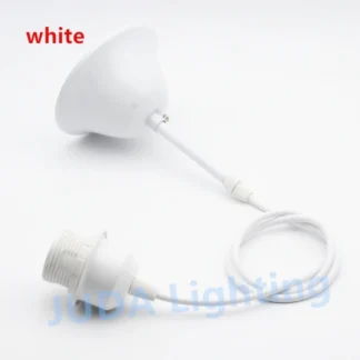 Base de lámpara rosa de techo de 110mm, juego de cables de enchufe E27, dosel de techo con cable para lámpara colgante de araña led, luces nocturnas