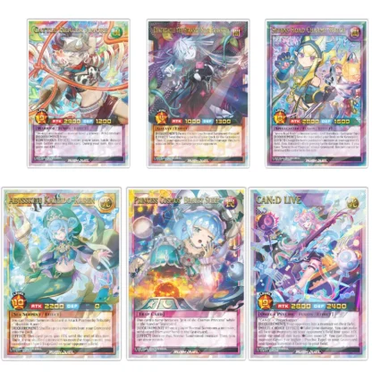 Yugioh-tarjetas acrílicas Rush Duel RD Deathtacle, la extraña estrella, Parasita, adorno de dragón Rde, juguete de decoración, regalos para fanáticos del juego de Anime