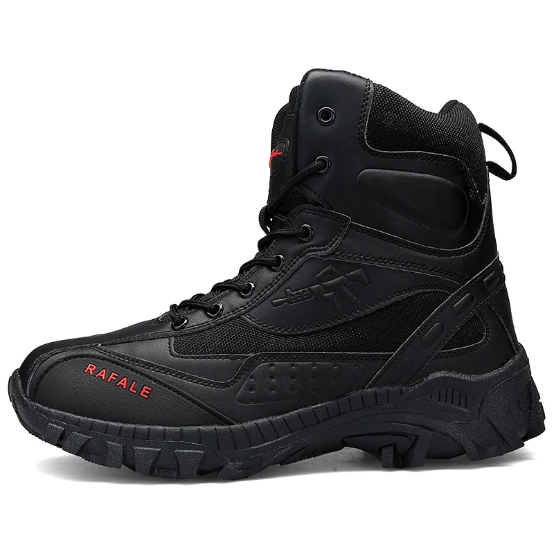 Botas tácticas para hombre, nuevas botas militares para hombre, zapatos de escalada y senderismo, zapatos altos para el desierto, tobillo al aire libre, trabajo, seguridad para mujer, Camping de alta calidad