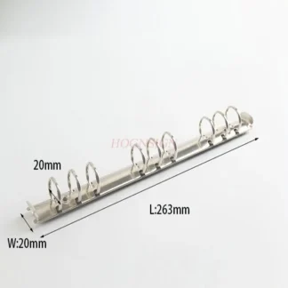 Cuaderno de negocios sub carpeta B5 encuadernación núcleo interno archivo arco clip metal hierro anillo