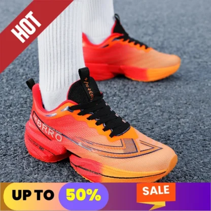 Zapatillas para correr profesionales Fitness CarbonBoard Marathon hombres deportes ligeros mujeres cómodas zapatillas deportivas antideslizantes