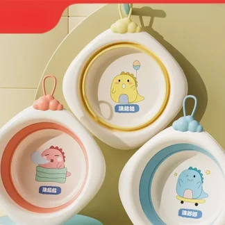 Lavabo plegable para niños, lavabo portátil para recién nacidos, lavabo de plástico grueso para bebé, lavabo para bebé para el hogar