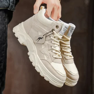 Botas de tobillo para hombre, zapatos de senderismo al aire libre, zapatos de trabajo ligeros antideslizantes para hombre, Botas del desierto