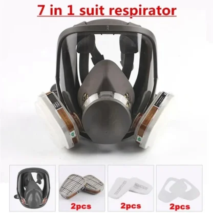 SJL 3/17 Uds protección respirador de seguridad máscara de Gas igual para 6800 máscara de Gas pintura pulverización cara completa respirador