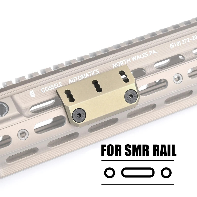 Soporte táctico Surefire M300 M600 Offset Scout compatible con Base de riel SMR Airsoft PLH V2 350 soporte para linterna