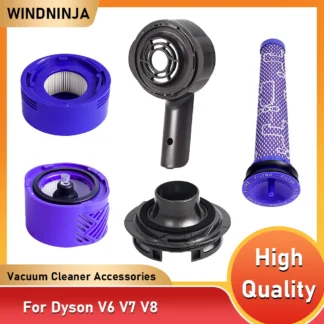 Cubierta trasera del Motor, prefiltro postfiltro para Dyson V6 V7 V8, accesorios para aspiradoras inalámbricas, cubierta del Motor, piezas del Kit de filtro HEPA