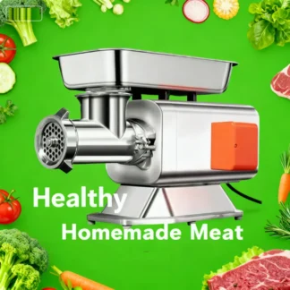 Picadora de carne rápida de escritorio eléctrica de 150 KG/H, embutidor de salchichas, picadora de carne, servicio pesado de acero inoxidable