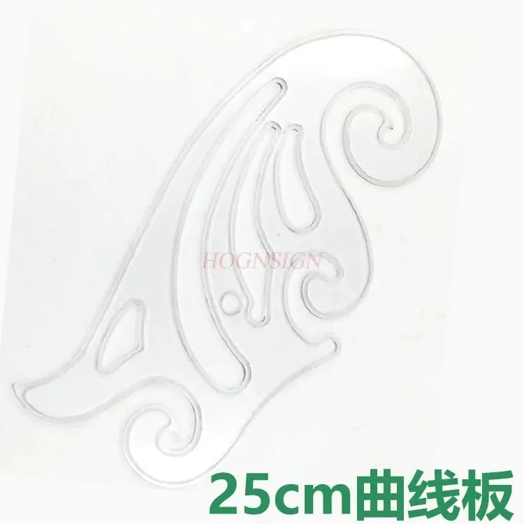 Juego de regla de nube, tablero de dibujo de diseño artístico, regla curva multifuncional, regla de cómic, 1 Uds.