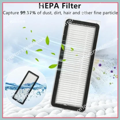 A26P 21 Uds piezas de repuesto para Roborock QV 35A /QR 598 /QR 798 piezas de aspiradora Cepillo Lateral principal filtro Hepa bolsa de polvo de trapo