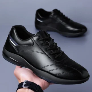 Zapatos deportivos informales para hombre, estilo minimalista en blanco y negro, ocio al aire libre, caminar y viajar, zapatos ligeros para uso diario 38-44