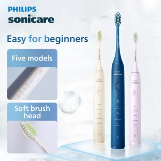 PHILIPS Sonicare HX2471 cepillo de dientes eléctrico base USB 5 modos blanqueamiento de dientes limpieza Oral cabezal de cerdas suaves cepillo de dientes reemplazable