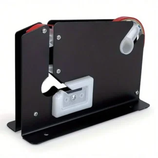 Sellador de cinta negra con recortadora, hoja afilada incorporada, sellador de bolsas de plástico transparente, 1 ud.