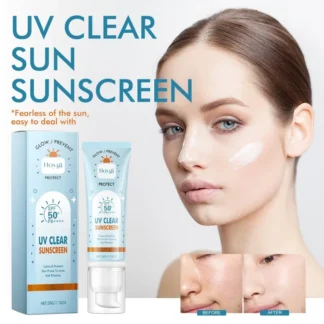 Crema de protección solar refrescante, protección UV al aire libre de verano, hidrata, evece, ilumina, no grasa