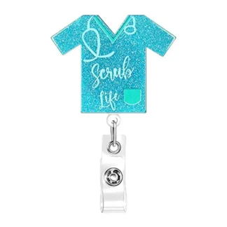 Tarjeta de estudiante, soporte para Tarjeta De Nombre, tarjetero para el pecho, Clips para tarjetas de identificación, soporte para insignia de enfermera, carrete de insignia retráctil, soporte para insignia de Hospital