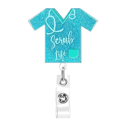 Tarjeta de estudiante, soporte para Tarjeta De Nombre, tarjetero para el pecho, Clips para tarjetas de identificación, soporte para insignia de enfermera, carrete de insignia retráctil, soporte para insignia de Hospital