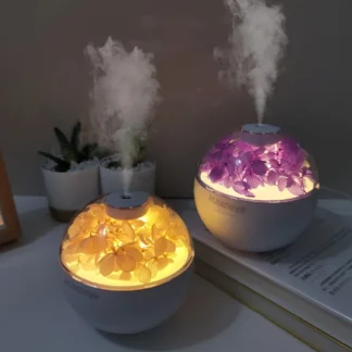 Nuevo humidificador de escritorio, máquina de aromaterapia para dormir silenciosa inteligente con pulverizador de doble velocidad, humidificador portátil compacto para el hogar