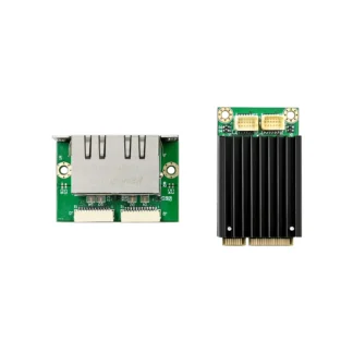 SUNWEIT ST7362 MiniPCIe I210 Dual-RJ45 Gigabit Server NIC Adaptador Ethernet Tipo con cable externo
