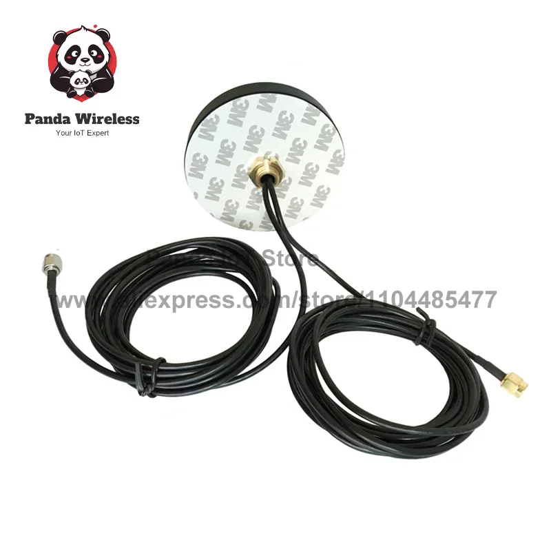 1 Uds 1-5M 4G + GPS antena de gabinete 700-960/1700-2700MHZ SMA macho GPS GNSS para autobús posicionamiento por satélite recepción navegación del coche