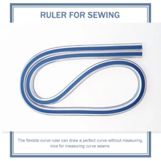 Regla curva Flexible en forma de serpiente, 2 uds., para coser, medir, dibujar, regla Flexible de curva francesa, diseño de ingeniería artística