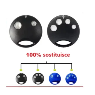 2 uds SMILO SM2 SM4 Control remoto de puerta 433MHz código rodante Compatible con SMXIS SMX2 OXI OX2 SMXI SMX2R llave remota para puerta de garaje