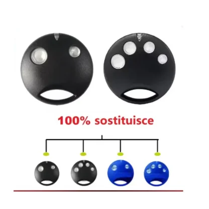 2 uds SMILO SM2 SM4 Control remoto de puerta 433MHz código rodante Compatible con SMXIS SMX2 OXI OX2 SMXI SMX2R llave remota para puerta de garaje