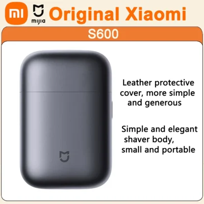 Afeitadoras eléctricas originales XIAOMI MIJIA S600, maquinilla de afeitar portátil, afeitado en seco y húmedo, máquina de afeitar lavable para hombres, recargable tipo C