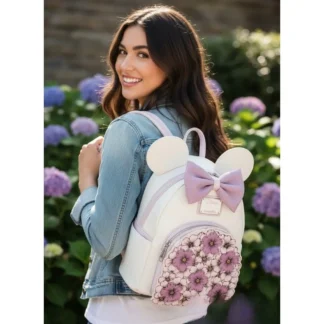 Mickey y Minne Floral Mini Mochila Dibujos Animados Mochila Diseño Ocio Mini Mochila Regalo