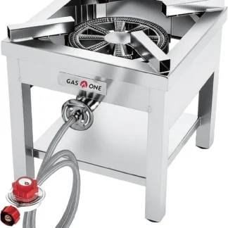 Quemador de propano de acero inoxidable con regulador ajustable para cocinar al aire libre y freír pavo