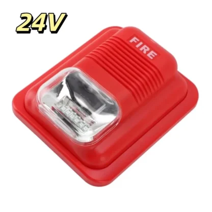 Tecnología inalámbrica Sistema de alarma de incendio Alerta de bocina Sensor de seguridad Alarma de incendio inalámbrica Sirena Alarma Luz estroboscópica Alarma de sonido y luz
