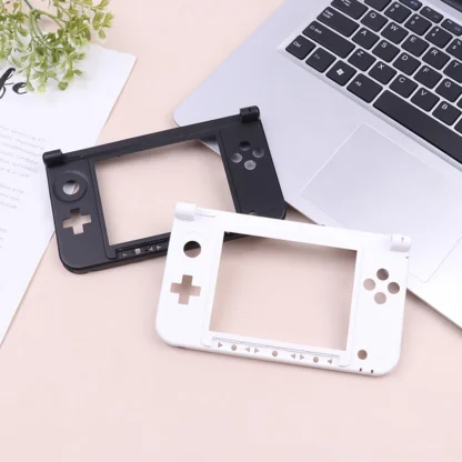 50PA Compatible con 3DS XL LL, pieza de bisagra de repuesto, carcasa de marco medio inferior para consola de juegos 3dsxl