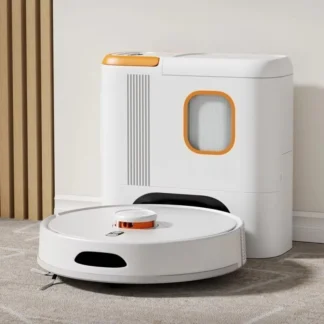 Robot aspirador profesional de suelo, fregona de agua con recarga automática seca y húmeda, Robot barredor de alfombras autolimpiante