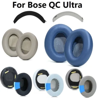 Almohadillas para auriculares Bose QuietComfort Ultra, orejeras de repuesto QC ultra, diadema de goma, funda protectora para diadema
