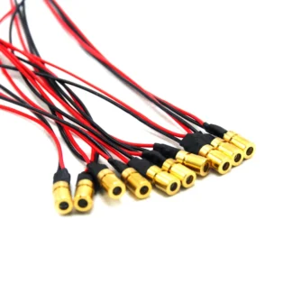 Mini controlador de luz violeta 3V del módulo de diodo láser de punto enfocable 405nm 5mW