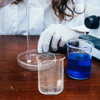 Juego de vasos medidores resistentes al calor, equipo de laboratorio de vidrio para proyectos de química de medición de líquidos, a prueba de altas temperaturas, 6 uds.