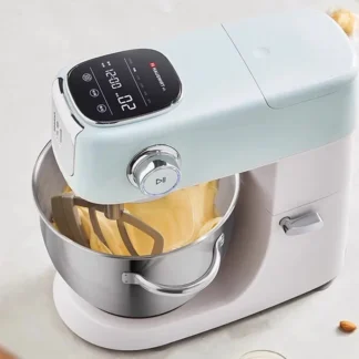 Máquina de Chef M5, batidor de huevos silencioso para el hogar y máquina de fideos, amasadora comercial de leche fresca, pequeña, multifunción de una sola pieza