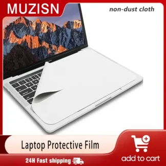 Película protectora para ordenador portátil, manta de microfibra a prueba de polvo para teclado, tela para pantalla de portátil, MacBook Pro 13/14/15/16 pulgadas