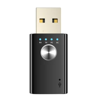 Adaptador USB, transmisor receptor, Dongle adaptador USB inalámbrico 4 en 1, Bluetooth, compatible con altavoces, escritorio, portátil, televisión