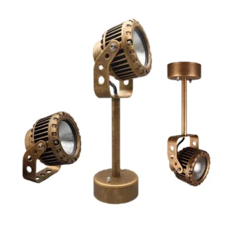 Focos Vintage para exteriores, lámpara de paisaje de 10W, 3000K, 4000K, 6000K, focos ajustables impermeables para árbol de casa de asta de bandera de patio