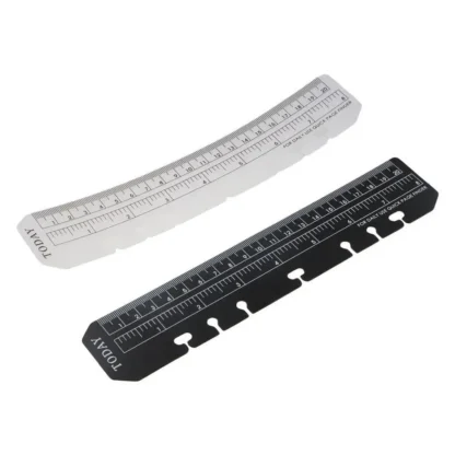 Regla de dibujo de medición A5 A6 A7 marcapáginas regla recta cuaderno de hojas sueltas marcapáginas regla índice regla separador