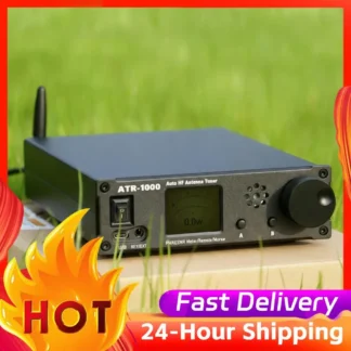 Para YAESU ICOM AMNVOLT ATR1000 1000W 1,8-30MHz sintonizador de antena automático 1,8 pulgadas pantalla TFT receptor de Radio de banda de onda completa ligero