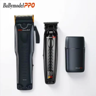 Cortadora de cuchillas de aleación Babymodel PRO DLC – Juego de afeitadora de peluquero profesional de alta velocidad de 7500 RPM
