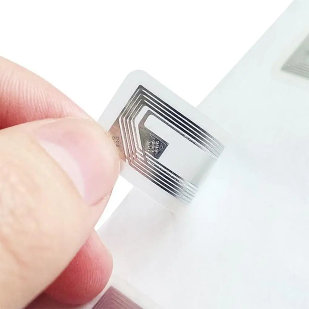 10 Uds NFC Chip Ntag213 pegatina incrustación húmeda 11x21MM 13,56 MHz etiqueta 213 etiqueta antifalsificación etiqueta electrónica