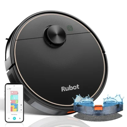 Robot aspirador Chuboor 4800Pa y robot trapeador, navegación LiDAR, robot aspirador con aplicación 150 minutos de tiempo de ejecución