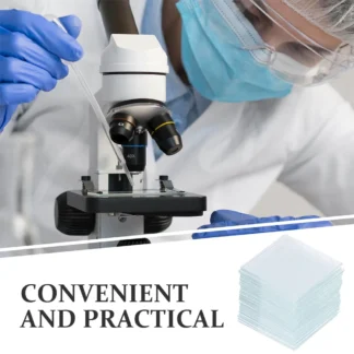 500 Uds cubierta de microscopio vidrio cuadrado transparente cubierta de vidrio resbalones consumibles de laboratorio de larga duración portaobjetos de microscopio gafas cuadradas