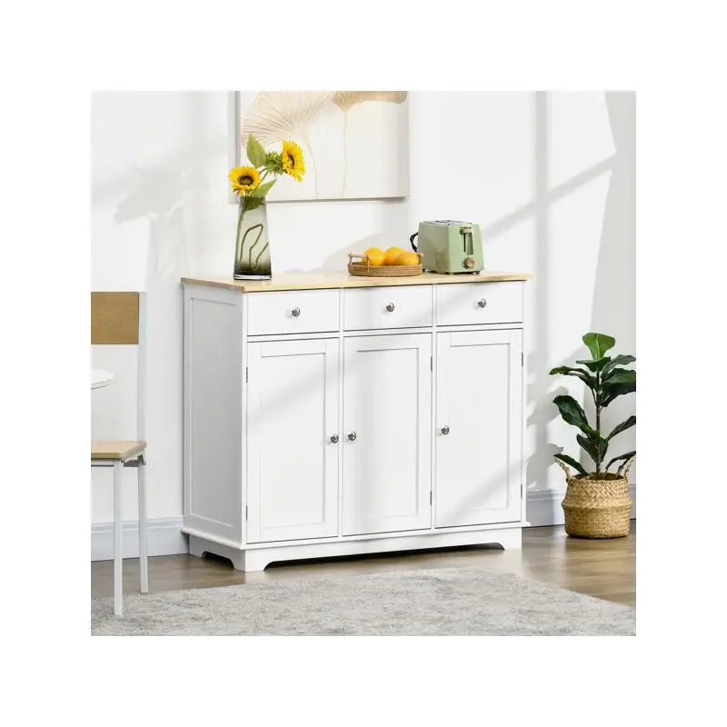 Organizador de gabinete de almacenamiento de cocina con estantes y puertas para uso doméstico